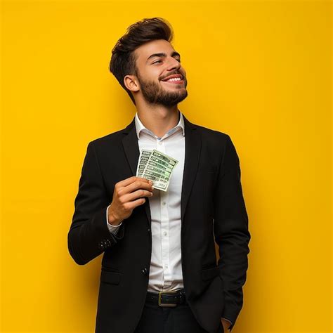 Guy Holding Money 的图像结果