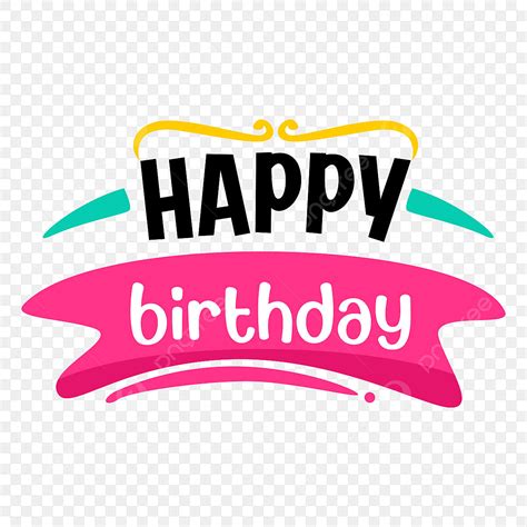 Letras Feliz Cumpleaños Diseño Fondo Transparente PNG ,dibujos Cumpleaños, Celebracion, Letras ...