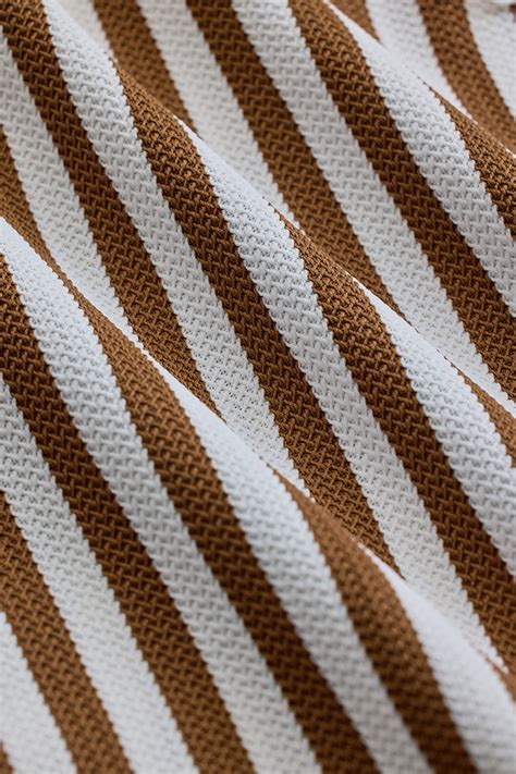 Buy Men's Brown Stripes Slim Fit Shirt Online | Snitch – SNITCH