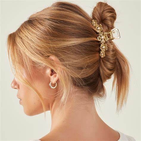 Accessorize London Women's Flower Claw Clip