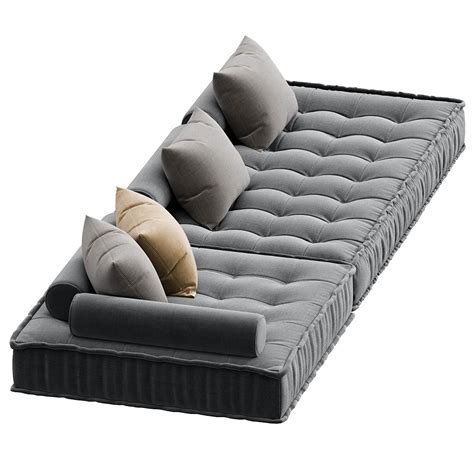 Restoration Hardware Tufted French Floor Cushions - 3D Model by Admiral21