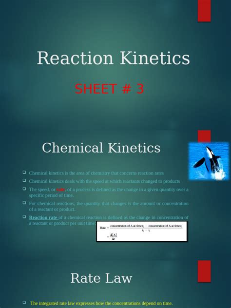 Image result for Basic Reaction Kinetics Tutorial