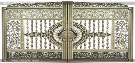 Gate Ke Design Single Door Steel Gate Sliding Compound Gate Sliding ...