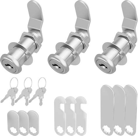 Cylinnda Cabinet Locks with Keys, 1-1/2" Long Cam Locks keyed Alike ...