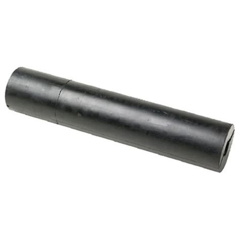 12 Inch Mounting Width Boat Trailer Black Molded Rubber Side Guide Roller - White's Marine