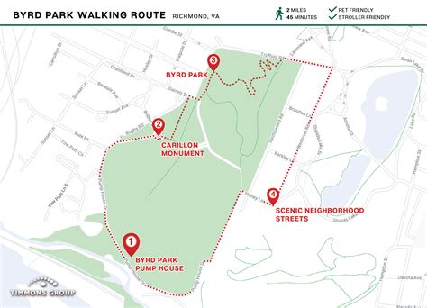 Downloadable Walking Route: Byrd Park + Carillon, Richmond, VA ...