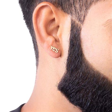 Royal Men's YES Earrings – VOYLLA