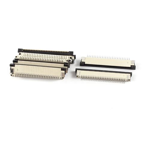 Bottom Connect 26Pin 1.0mm Pitch FFC FPC Ribbon Socket Connector 10Pcs ...