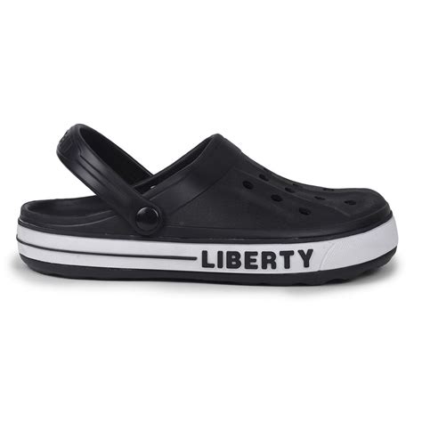 Buy A-HA Black Casual Slip-on Clogs For Men LITEWALK By Liberty