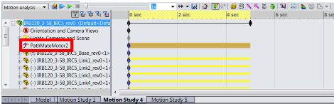 SolidWorks Motion Study Motor 的图像结果