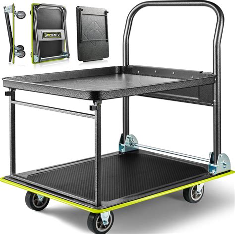 Amazon.com: Platform Truck Cart with Cage,5-in-1 Foldable Platform ...