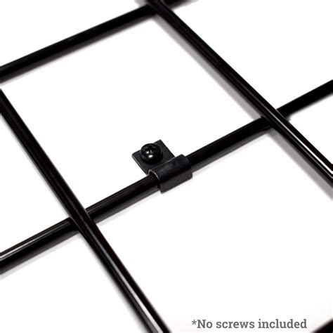 STORE FIXTURES DIRECT Black Gridwall Mount Brackets, Economical Grid ...