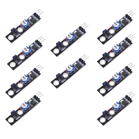 TCRT5000 Single Channel Line Tracking Sensor Module Pack of 10 for ...