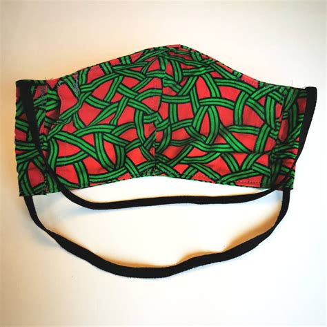 Buy Adult Face Mask Covering, Reusable 100% Cotton With Filter Pocket ...
