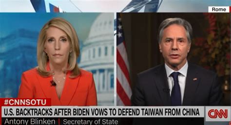 CNN追问美国是否保卫台湾 布林肯一味打太极就是不明确回应-四得网