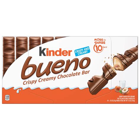 Kinder Bueno Chocolate Bars in Candy Bars - Walmart.com