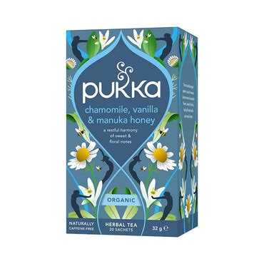 Pukka Chamomile, Vanilla & Manuka Honey 20 Tea Bags | Holland & Barrett