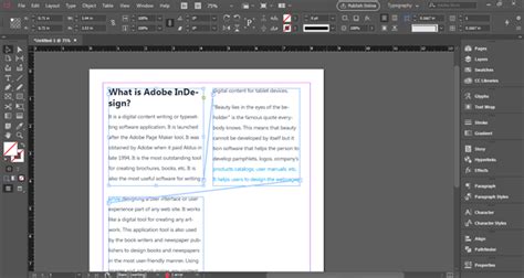Add Additional Linked Text Box InDesign 的图像结果