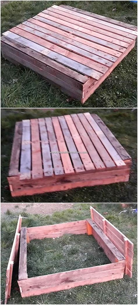 Image result for Sand Box Using Pallets