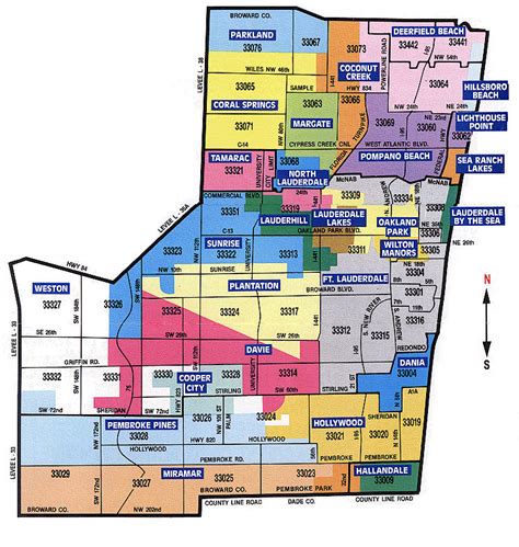 Hollywood Zip Code Map at Gustavo Christensen blog