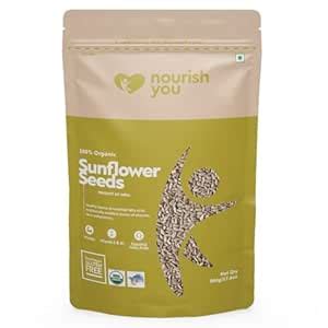 Nourish You Sunflower Seeds 500 G | Raw Sunflower Seeds for Eating ...