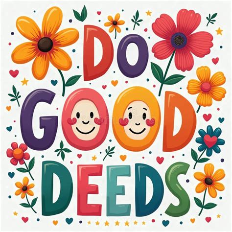 Sign Text Banner Do Good Deed Deeds Help People Helping Pay it Forward ...