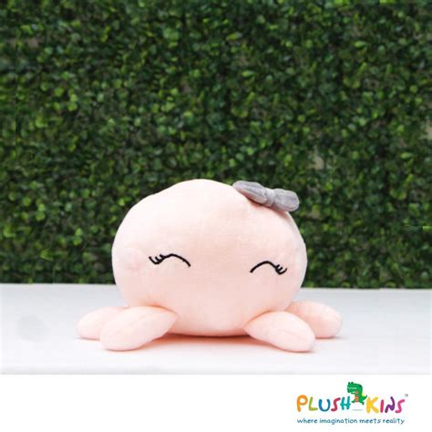 Buy Plushkins Octopus, Premium Baby Pink Soft Toy for Kids, Aged 1-10 ...