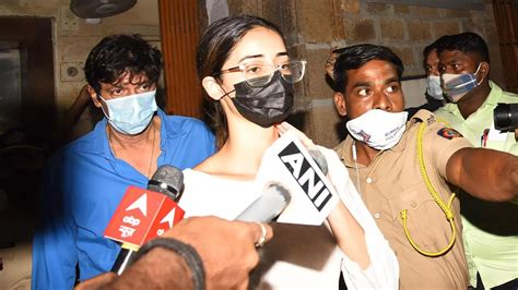 Ananya Panday leaves NCB office after being questioned in the ongoing ...