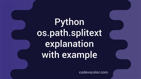 Python Path Splitext 的图像结果