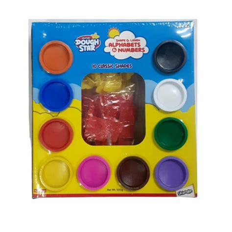 Skoodle Dough Star Shape & Learn Alphabet & Number – Rainbow Toys