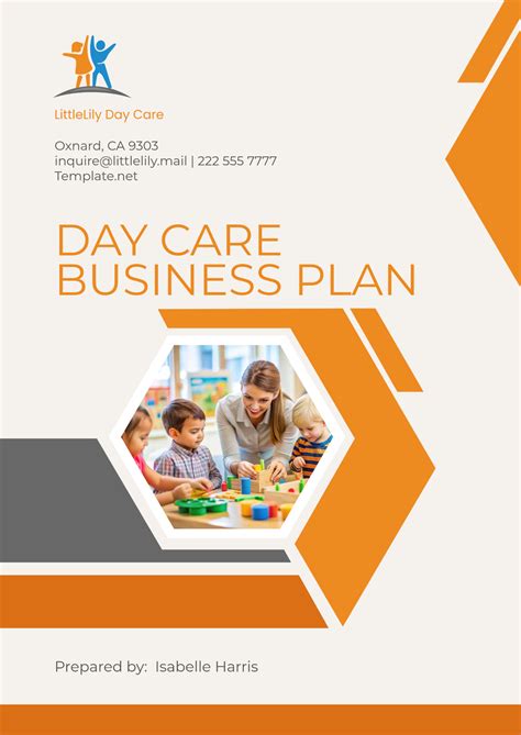 Free Daycare Business Plan Templates, Editable and Printable