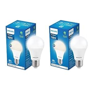 PHILIPS 10-watt LED Bulb | AceSaver High Wattage LED Bulb | Base: E27 ...