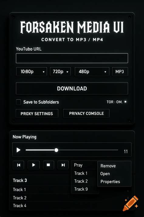 Navbar created on Craiyon