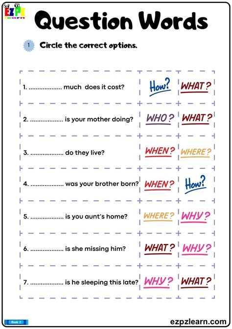 Rezultat imagine pentru Question Word English Learning