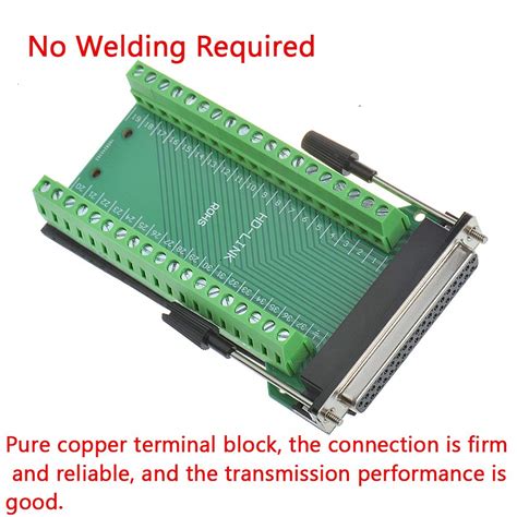 Buy ANMBEST DB37 Solderless RS232 D-SUB Serial to 37-pin Port Terminal ...