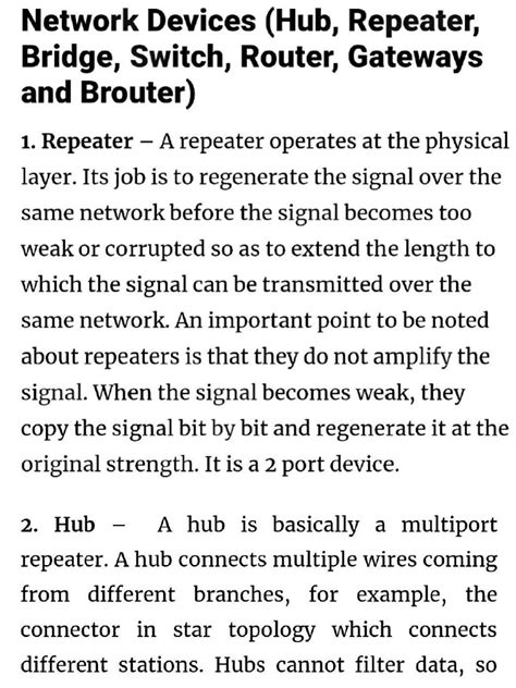 An Overview of Common Network Devices: Repeaters, Hubs, Bridges ...