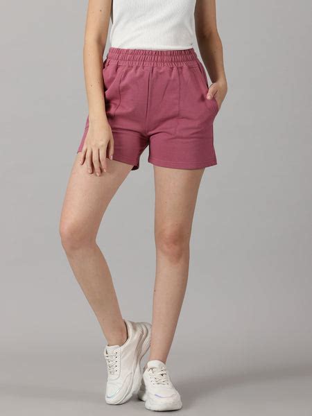 Rusty rose High-rise French Terry shorts – The Short Store