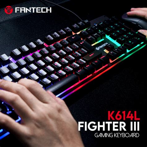 Tastatura Gaming Fantech K614L Fighter II crna - Mob-Shop