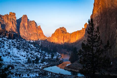 Smith Rock State Park Winter