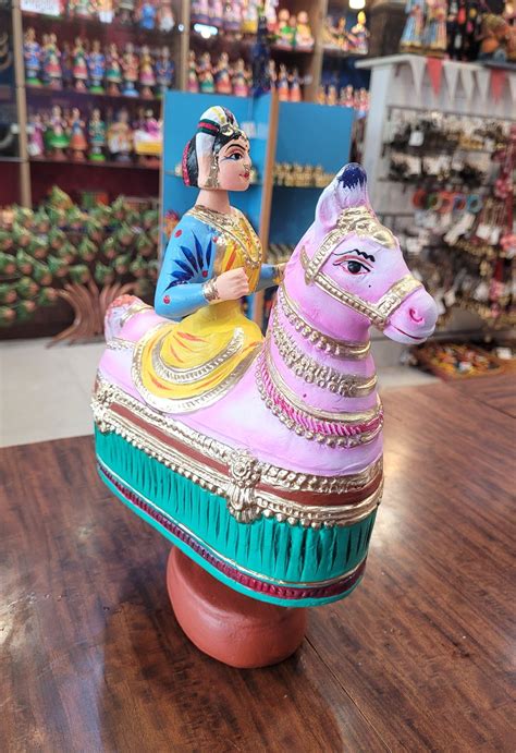 Dancing Doll Poikkal Kuthirai Thanjavur Thalayattu Bommai – Smris