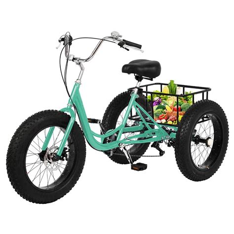 Buy 7 Speed Adult Tricycle ( TIRE), 3-Wheels Cruiser Bicycle with Big ...