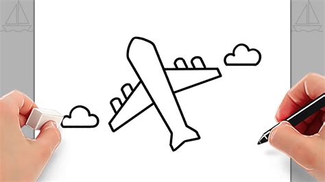 How to Draw an Airplane Step - Airplane Directed Drawing Guide how to ...