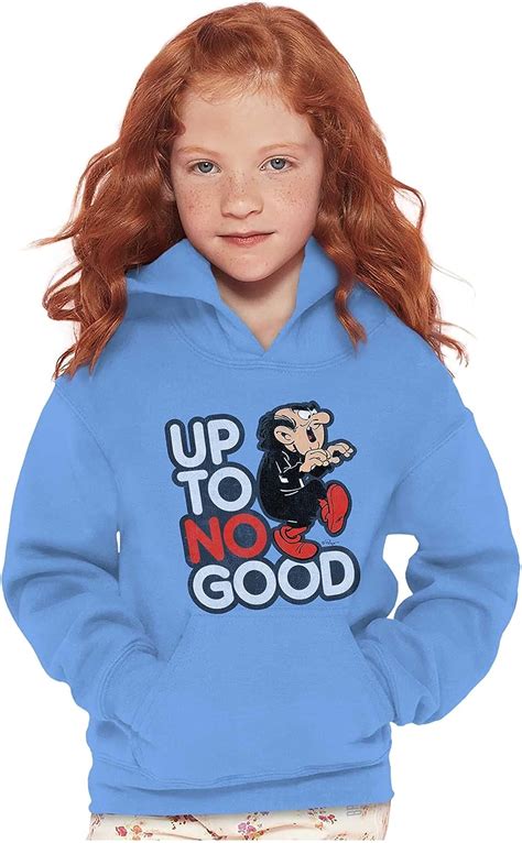 Buy Gargamel Up to No Good Smurfs Villain Youth Hoodie Boy Girl Online ...