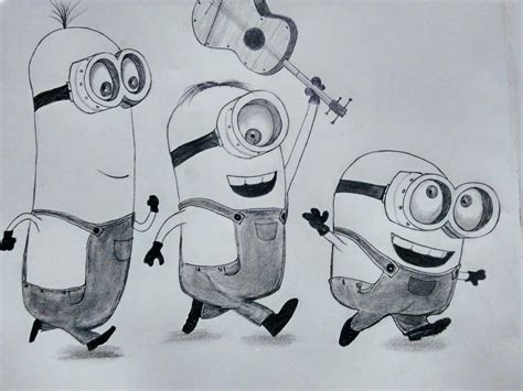 Baby Minion Drawing