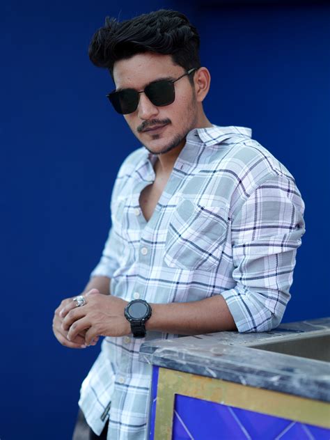 Buy Finland Check Grey Shirt for Men Online in India