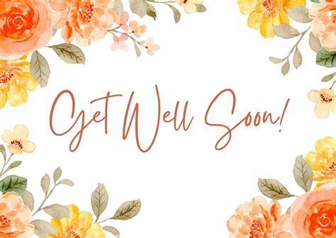 Free Get Well Soon Printables: Cards & More! - Printables for Everyone