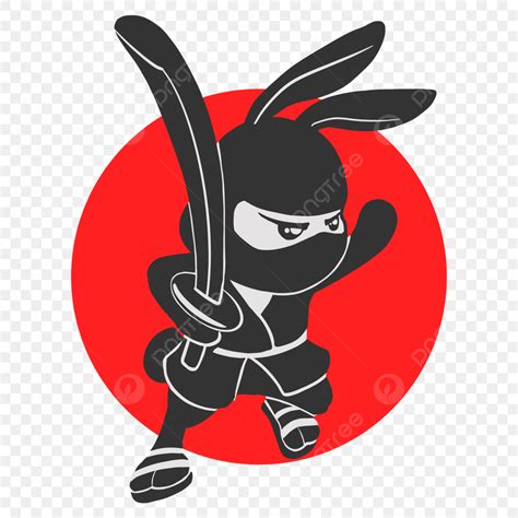 Bunny Rabbit Vector Design Images, Bunny Rabbit Ninja, Bunny Mascot ...