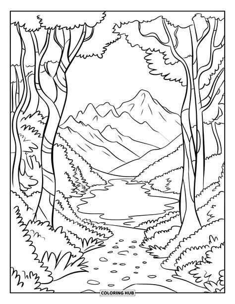 200+ Mountain Coloring Pages for Kids & Adults (Free Printable PDFs)