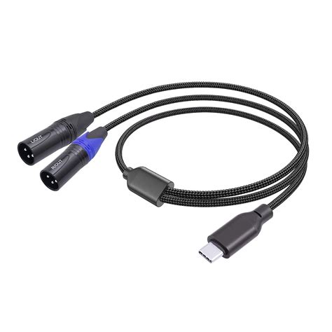 SZLliyxs USB C to Dual XLR Audio Cable, 10FT USB Type C to XLR Male ...