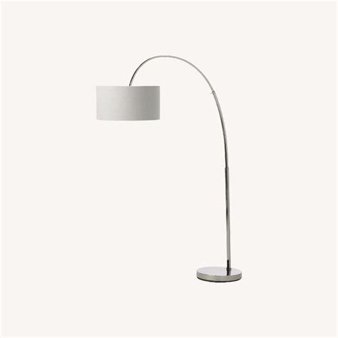 West Elm Floor Lamp (Nickel) - AptDeco